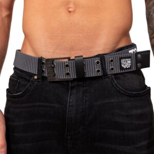 ByTheR Mens Rope Belt Fashion Gothic Style Twisted Shape